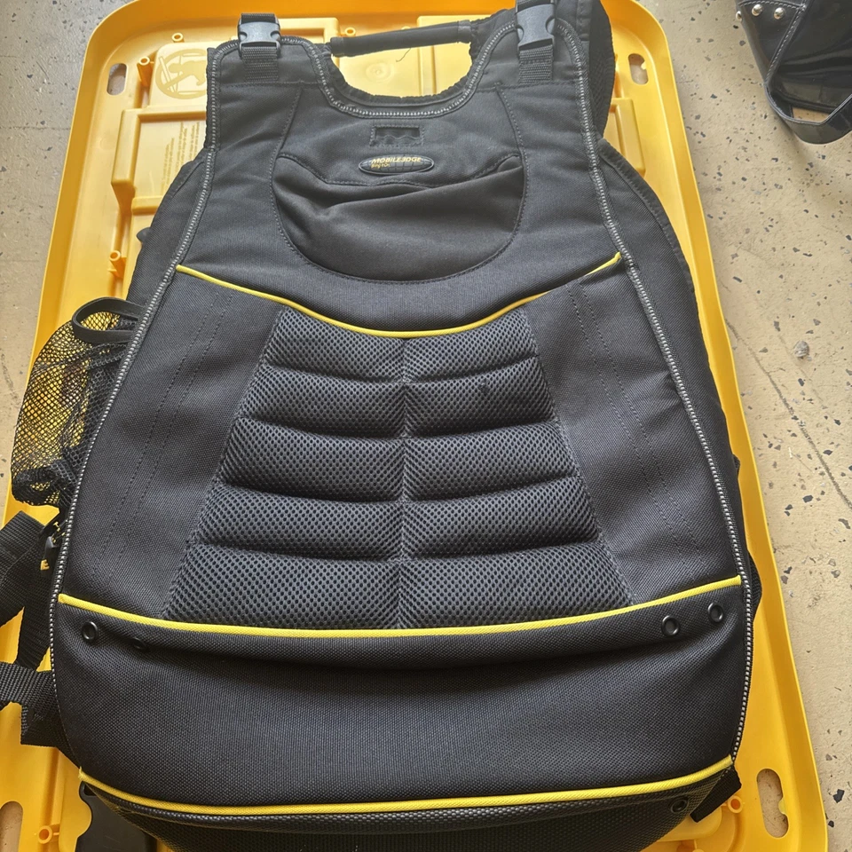 Mobile края принести его на черный w желтый отделки ноутбука рюкзак сумка - Изображение 4 из 4