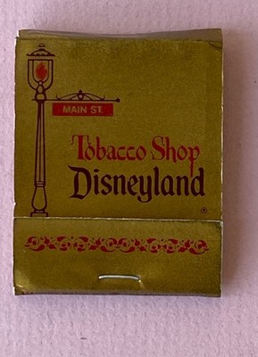 disneyland tobacco shop Disneyland Main Street Tobacco Shop Rare Vintage Disney Matchbook New  UNSTRUCK