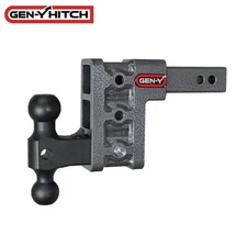 Gen-Y Mega Duty 6" Drop Hitch 21K Dual-Ball Mount 3K TW For 2.5" Receiver