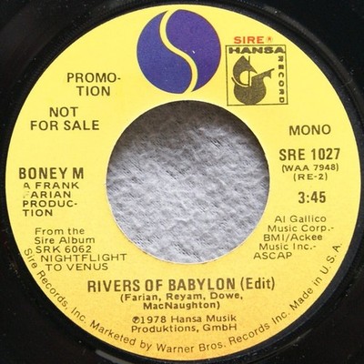 Boney M. - Rivers Of Babylon (Edit) (7'') (Near Mint (NM or M-)) - 4285488441
