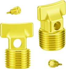 2 Pack Boat Garboard Drain Plug 1/2" NPT Thread Solid Brass Drain Plugs commonly