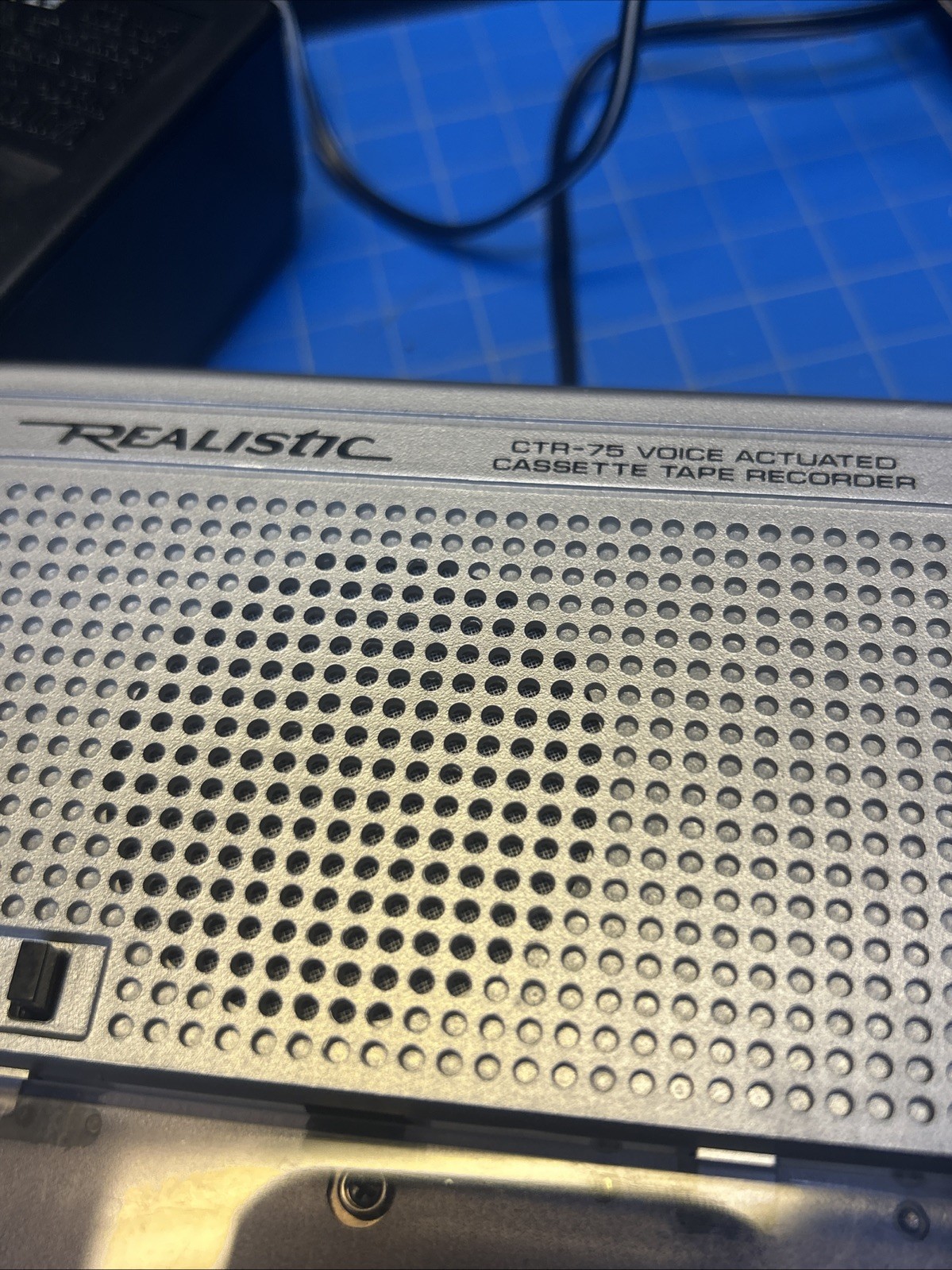 Realistic CTR-75 14-800 Voice Cassette Tape Recorder Counter Tested VG Condition