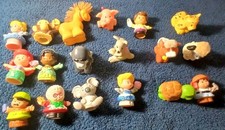 Fisher Price Little People Lot Of 18 Figures Used Vtg Animals Kids Toys Baby