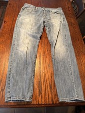 Lucky Brand Jeans Mens 38x32 Blue 221 Straight Denim Straight Leg Medium Wash