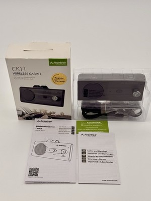 Avantree CK11 BTCK-11 Wireless Car Kit Bluetooth Handsfree Speakerphone Open Box