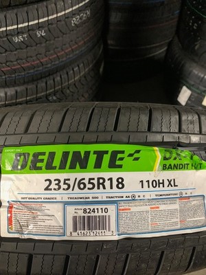 1 New 235 65 18 Delinte DX-11 Bandit H/T Tire