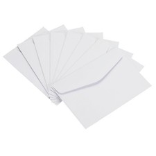 60 x Mini Envelopes 4.5"x3.2" Paper Blank Business Card Holder White