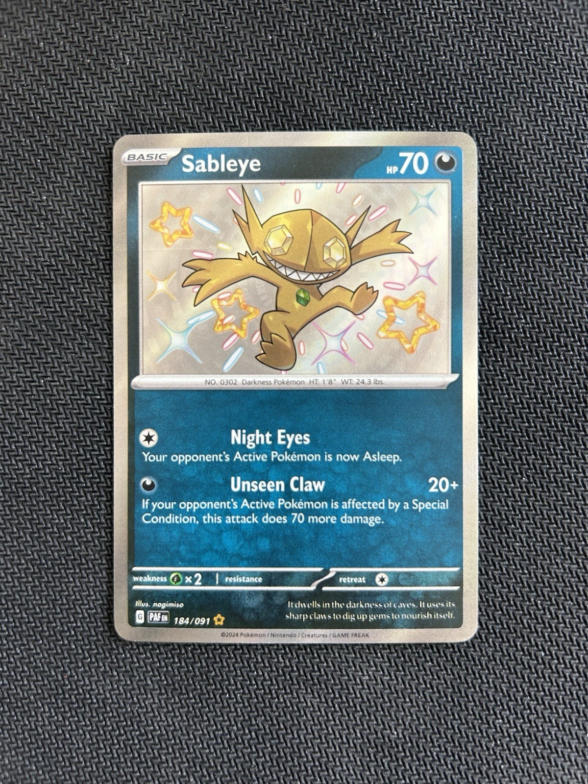 Pokemon TCG Sableye 184/091 English! NM/LP Condition! See Description!