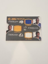 2007 SP Rookie Threads Triple Silver 26/50 Al Thornton Daequan Cook #TRT-TCB 