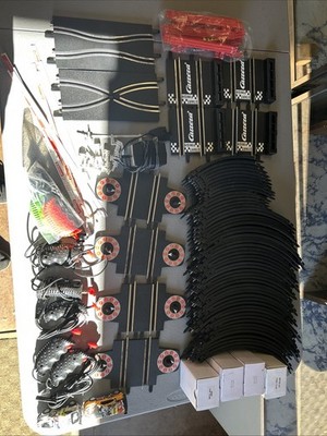 Large Mixed Lot Of Carrera GO Slot Car Track Pieces & Accessories- PLEASE READ