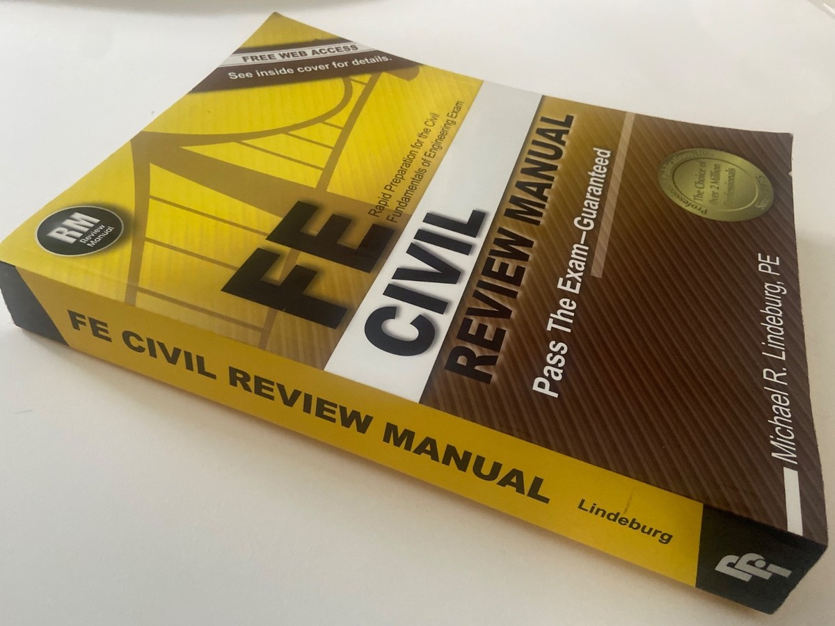 FE Civil Review Manual - Michael R. Lindeburg (2014 Paperback