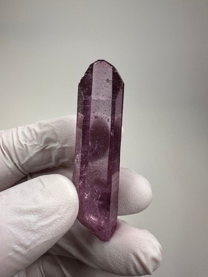 Rare Large Purple Mist Aura Arkansas Quartz Crystal Point