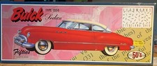 1950 Buick Sedan Friction DIE-CAST Model Car Japan Box RED New Box GEM MINT