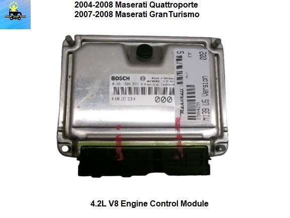 0261208592 04 05 06 07 08 Maserati Quattroporte 4.2L V8 Engine Control Module