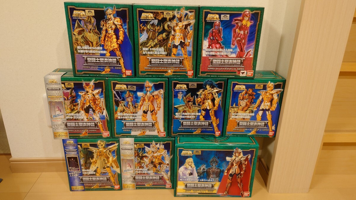 Lot all 10 Saint Cloth Myth Poseidon Edition Seiya Knights