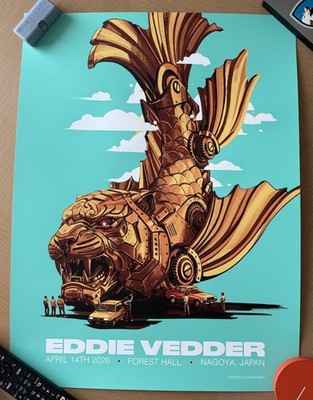 OFFICIAL Eddie Vedder 4/14/2026 Event Poster From NAGOYA JAPAN | eBay