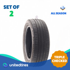 Set Of 2 Used 23555r19 Michelin Premier Ltx 101v - 632 Set Of 2 Used 23555r19 Michelin Premier Ltx 101v - 632