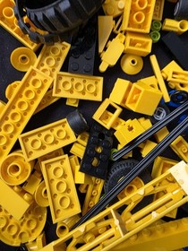 The LEGO 7633 City Construction Site Parts Lot Crane 