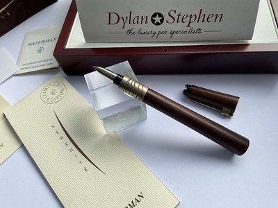 Waterman Serenite Wood Limited Edition Füllfederhalter 18K Gold feine Feder NEU