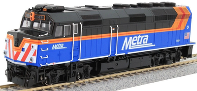 KATO 376575 HO EMD F40PH Chicago Metra New Paint 149 w/ Ditch