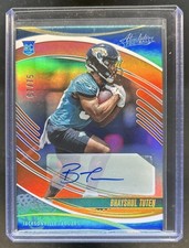2025 Absolute Bhayshul Tuten Signature Rookies RC Spectrum Orange Auto #/75