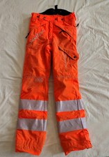 Arbortec Breathflex Orange Hi-Viz Chainsaw Trousers Size Waist XS Leg 31" Type C