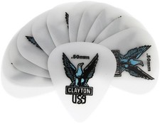 Clayton Acetal Standard Picks .50mm 12-pack 5-pack Bundle