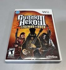 Guitar Hero 3 Legends of Rock (Nintendo Wii 2006) Complete CIB