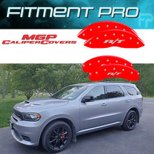 Mgp 12204srt1rd 4 Caliper Covers Set For 2011-26 Dodge Durango Red Finish Silver Mgp 12204srt1rd 4 Caliper Covers Set For 2011-26 Dodge Durango Red Finish Silver