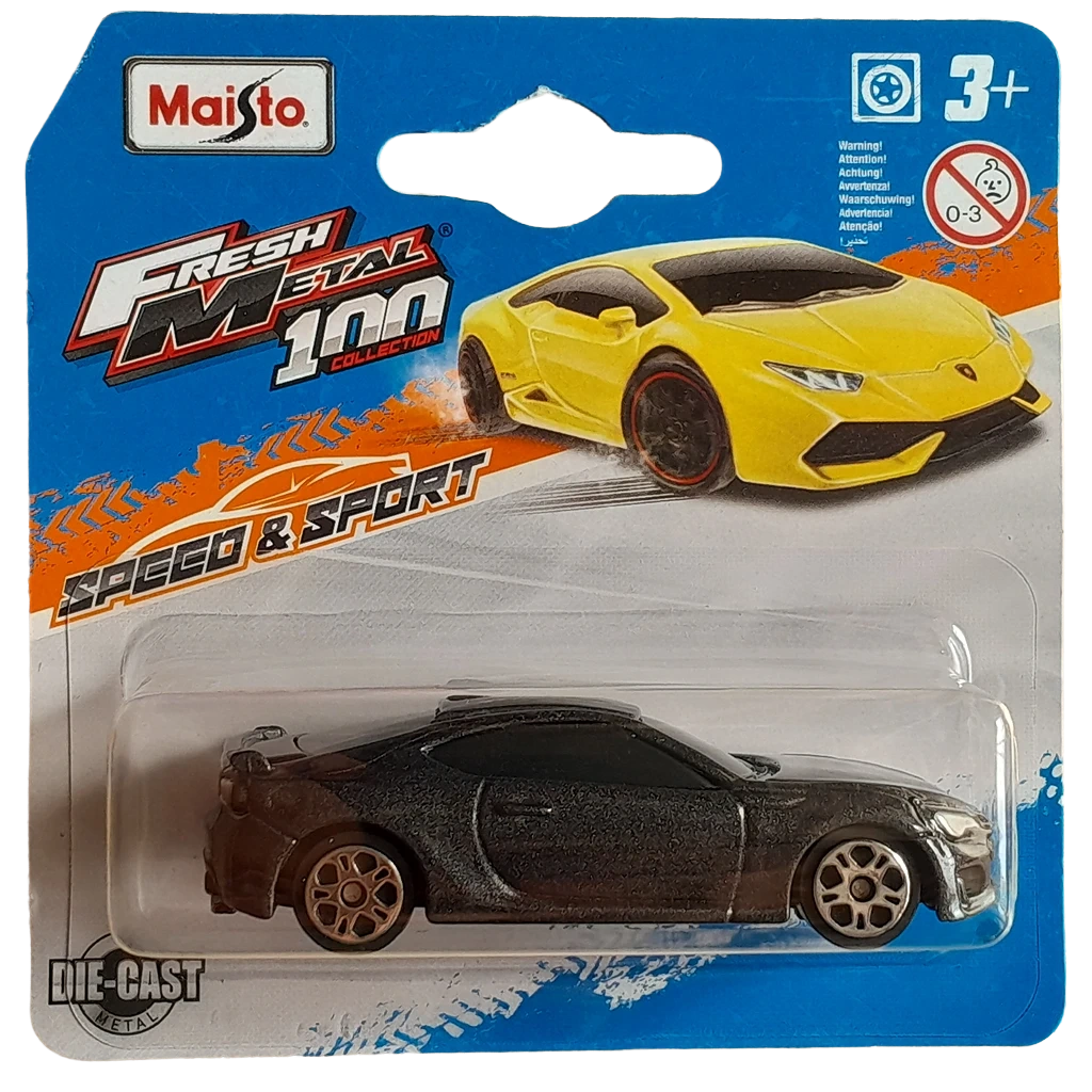Maisto 2019 Subaru BRZ Gray Metallic 1:64 Scale 3 Inch Diecast Model Blister