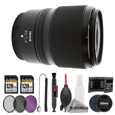 Nikon NIKKOR Z 35mm f/1.4 Lens - 11pc 256GB Memory Care Bundle