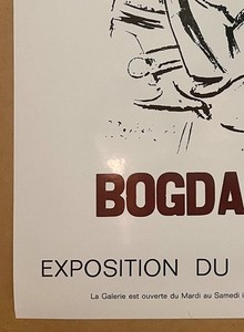 B. BOGDANOVICH — Affiche originale d'exposition, Galerie Bernheim-Jeune, Paris — vue 2 sur 5