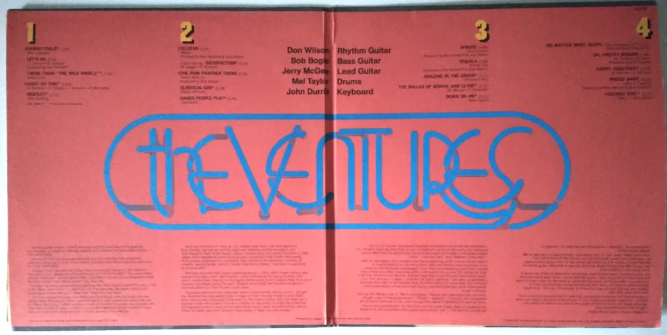 The Ventures 2-LP Best Greatest Instrumentals Pretty Woman~Telstar~Tequila~Surf! - Image 3 of 4