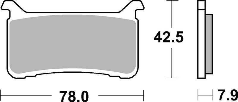 Brembo 07HO63RC plaquettes de frein céramique carbone pour moto de course