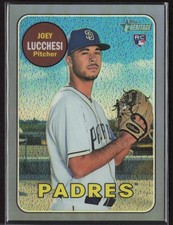 2018 Topps Heritage #THC-655 Joey Lucchesi Chrome Purple Refractor