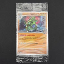 Pokemon TCG Card Team Rocket's Tyranitar 096/182 Pokemon Center Stamp - SEALED