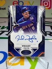 2025 Topps Tier One David Wright Prime Performers Blue AUTO /15 - New York Mets