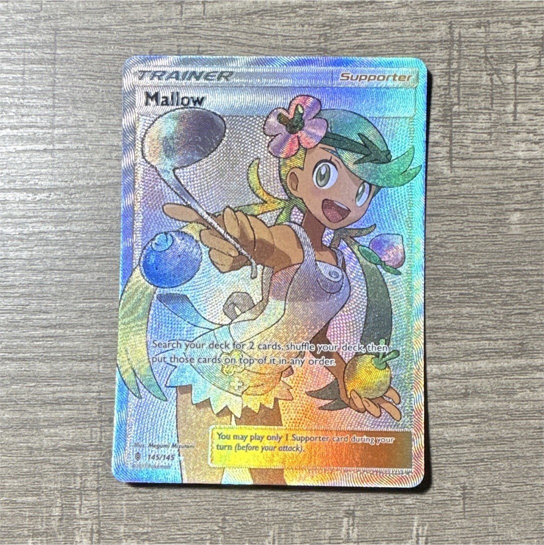 The Pokémon Company Mallow 145/145 SM Guardians Rising Ultra Rare Eng Holo 2017