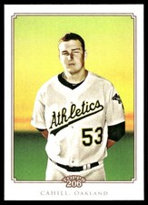 Trevor Cahill 2010 Topps 206 #300 Athletics MLB READ FREE SHIPPING AutographDen