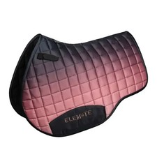 Image of Hy Equestrian Elevate Saddle Pad in Navy/Rose