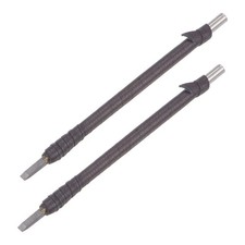 4mm Tungsten Carbide Flat Leather Cloth Handle Wood Carving Chisels 2pcs