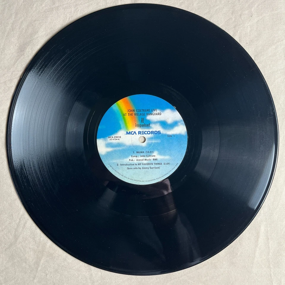 COLTRANE Live At The Village Vanguard Again! 1980 LP MCA Impulse! MCA-29010 VG+ — 第 3/4 张图片