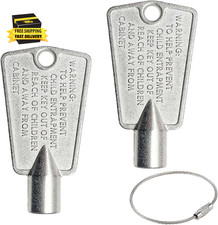 216702900 Metal Freezer Door Keys,Freezer Key Replacement for Frigidaire and GE