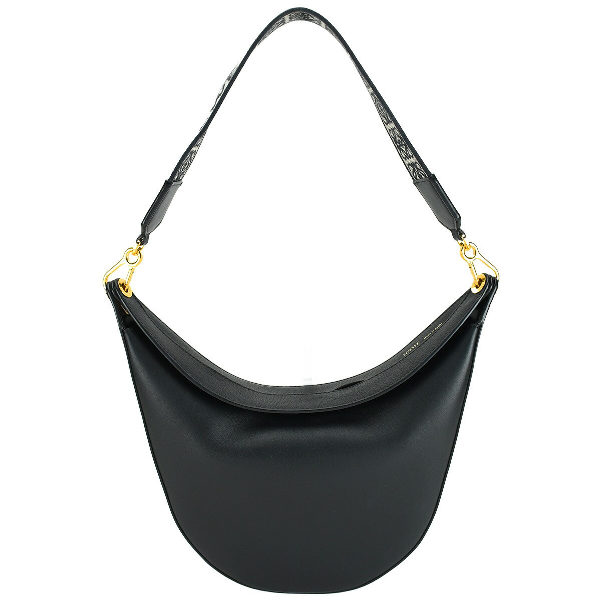 Loewe Luna Hobo Shoulder Bag A923Pl9X07 Black Leather Loewe Luna Hobo Shoulder Bag A923Pl9X07 Black Leather