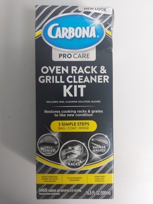 Carbona Pro Care Oven Rack and Grill Cleaner Kit 16.8oz 2-in-1 Easy 3-Step