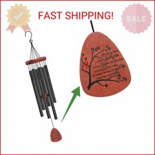Memgift Memorial Wind Chimes for Outside- Sympathy Gift for Loss of Mom or Dad,