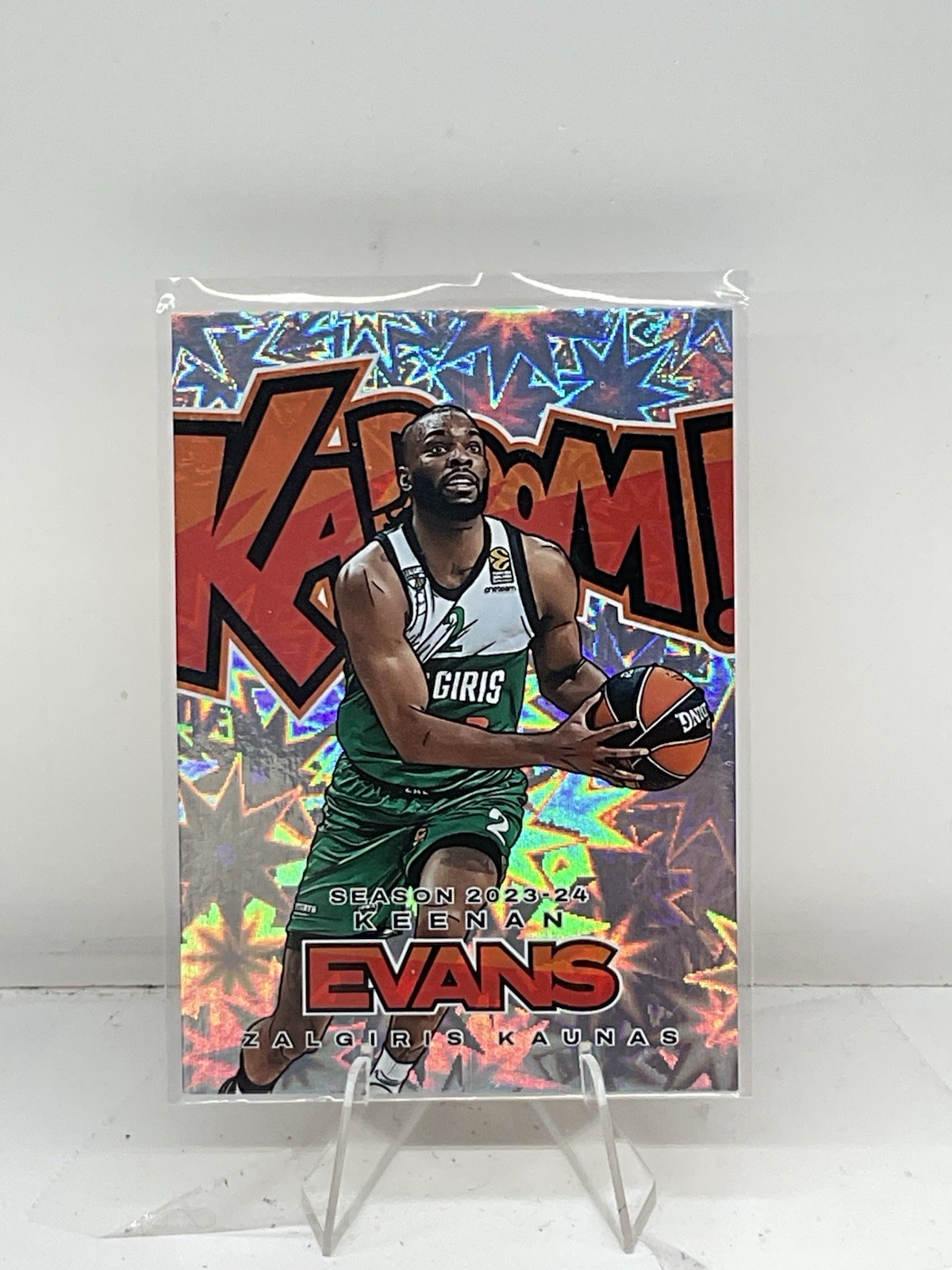 2023-24 Crown Royale Euroleague Keenan Evans Kaboom SSP #6491 S