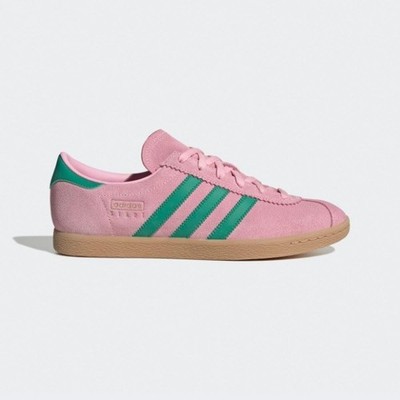 adidas Stadt Clear Pink Court Green Mens Womens Sneakers JR3308  Multiple Sizes