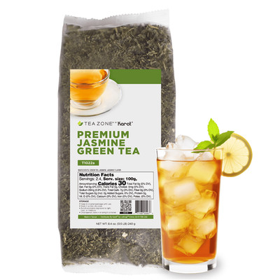 Tea Zone Premium Jasmine Green Tea Leaves - Case  / 25 bags, T1022
