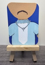 ACEO Original Art Card Napoleon Dynamite Uncle Rico Funny Movie all.things.ali